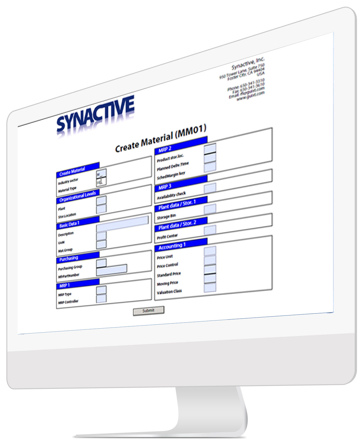 Liquid UI for Excel - SAP MM