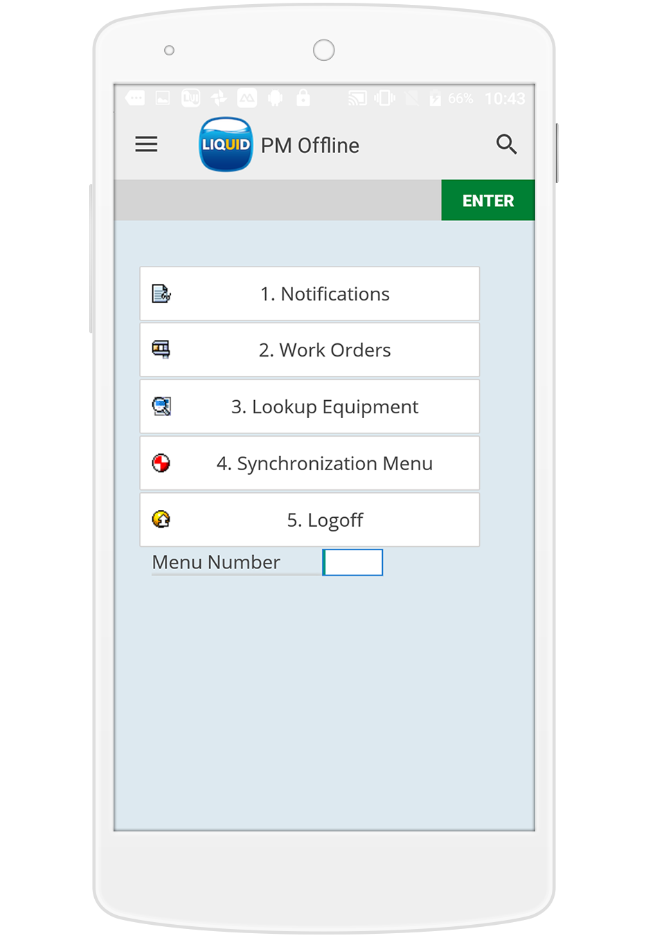 Offline - SAP Main Menu